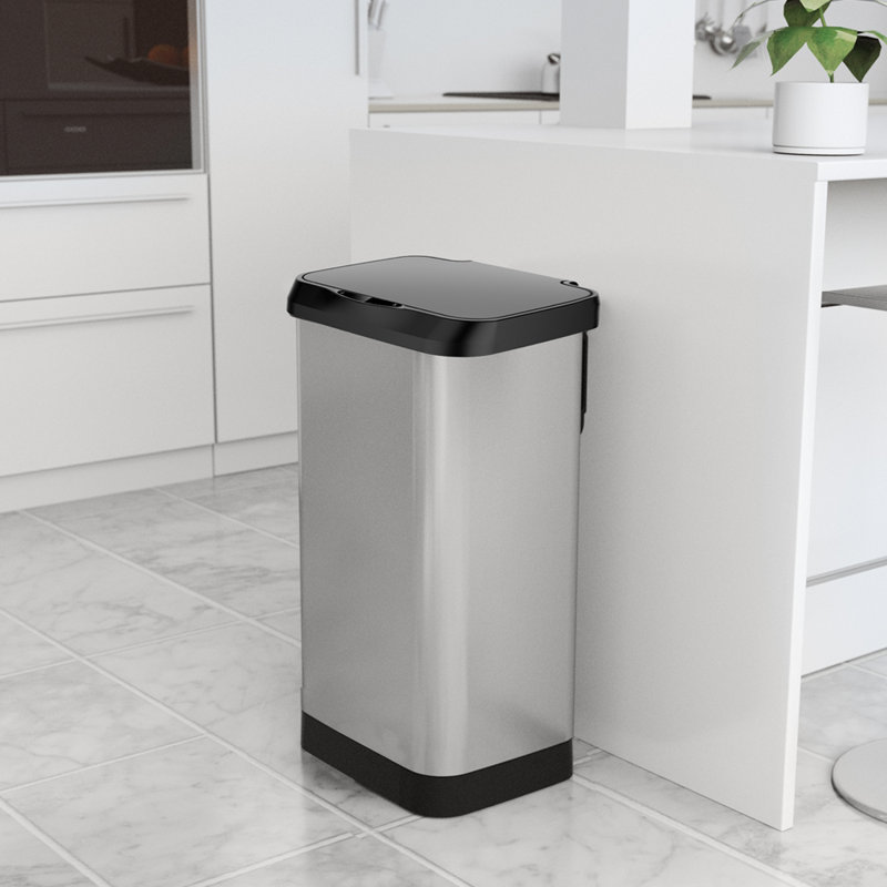 GLAD™ Steel Motion Sensor Trash Can & Reviews Wayfair